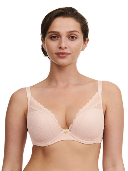 Norah Chic Plunge T-Shirt Bra - Nude Rose