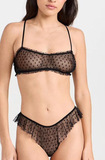 Coucou Lola Joey Bralette - Black