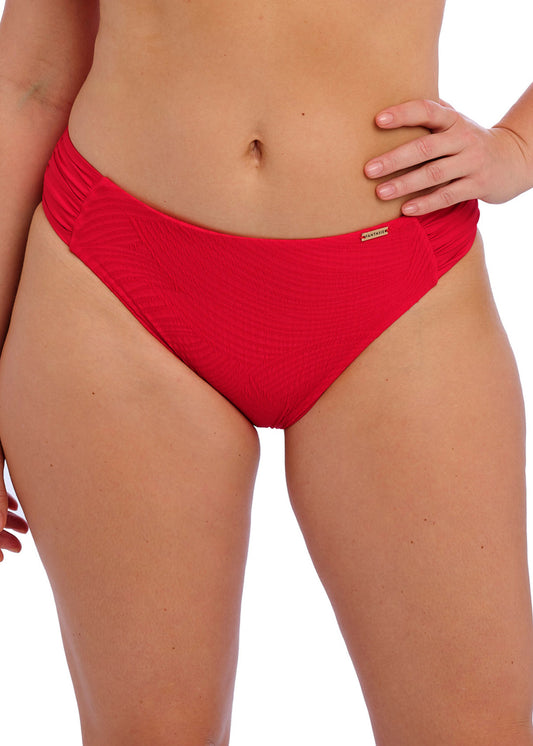 Ottawa Mid Rise Bikini Brief - Radiant Red