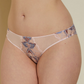 Paradiso Ouvert Panty - Pink Lilly/Luzerne Blue