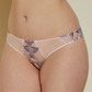 Paradiso Ouvert Panty - Pink Lilly/Luzerne Blue