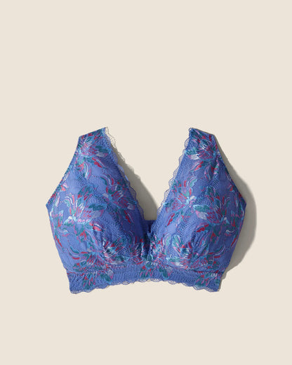 Paradiso Ultra Curvy Longline Bralette - Portofino Blue