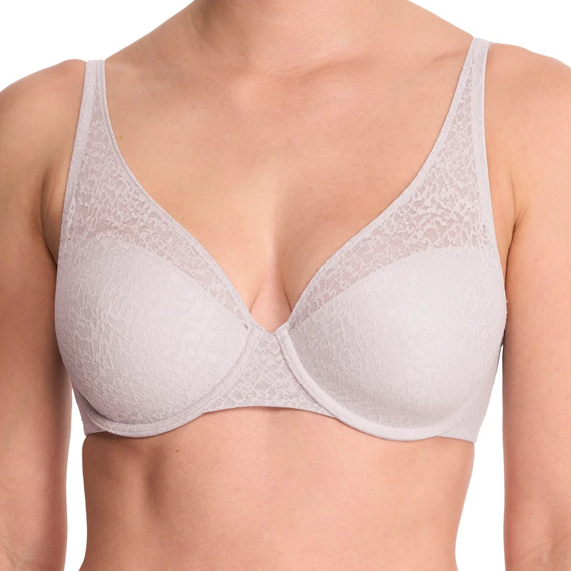 Pretty Smooth Full Fit Contour Underwire Bra - Mink Grey