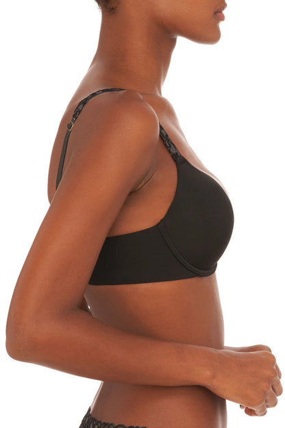 Pure Luxe Push-Up Underwire Bra - Black