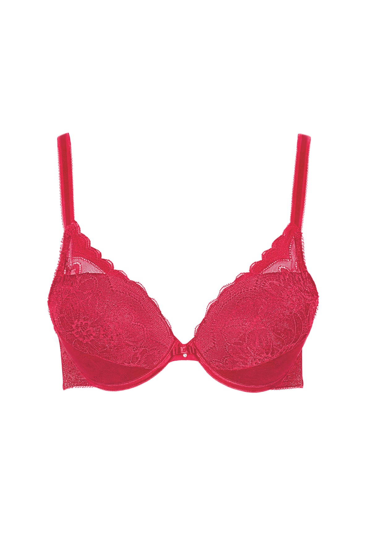 Evelyn Push up Bra - Red