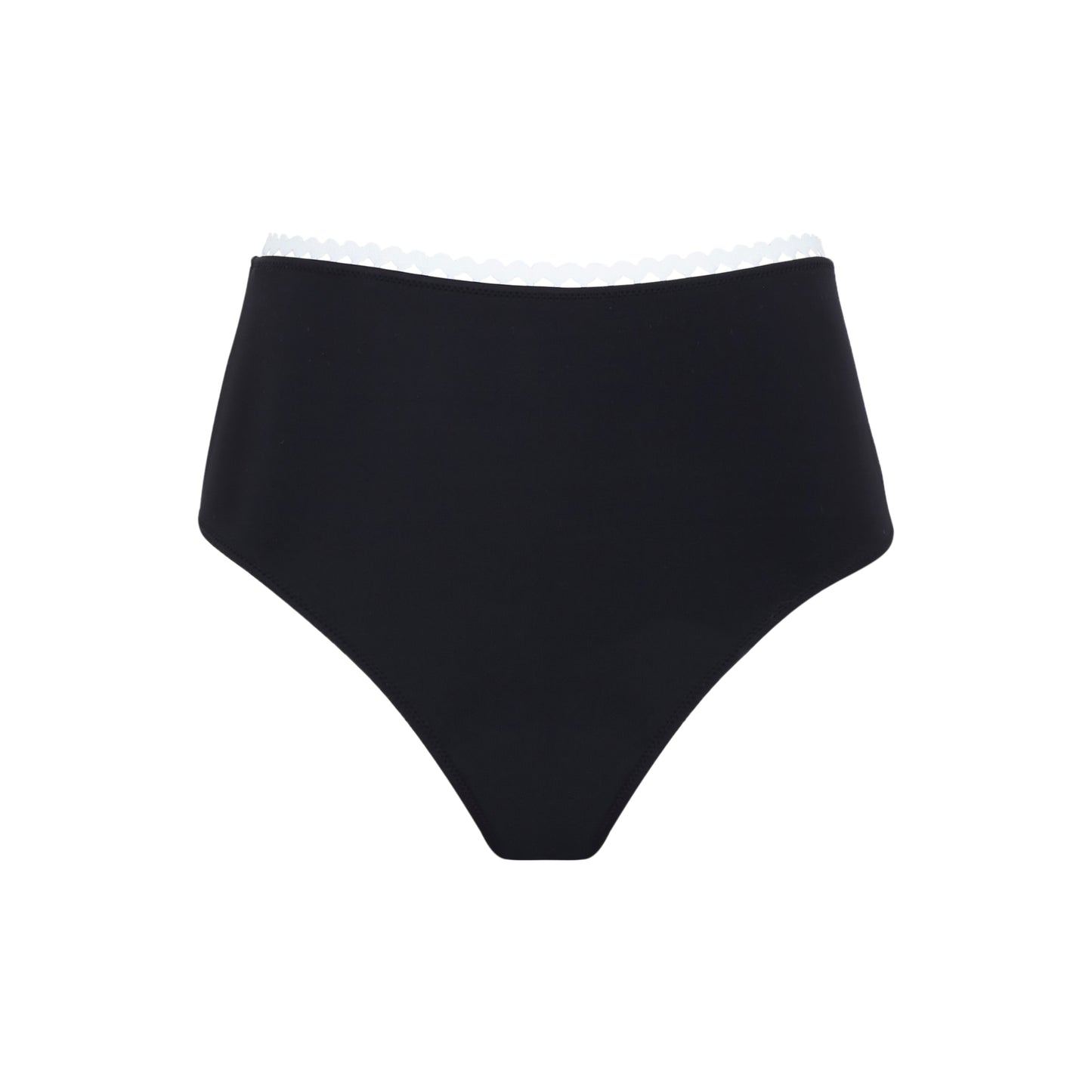 Ric Rac - High waist brief - Black and white
