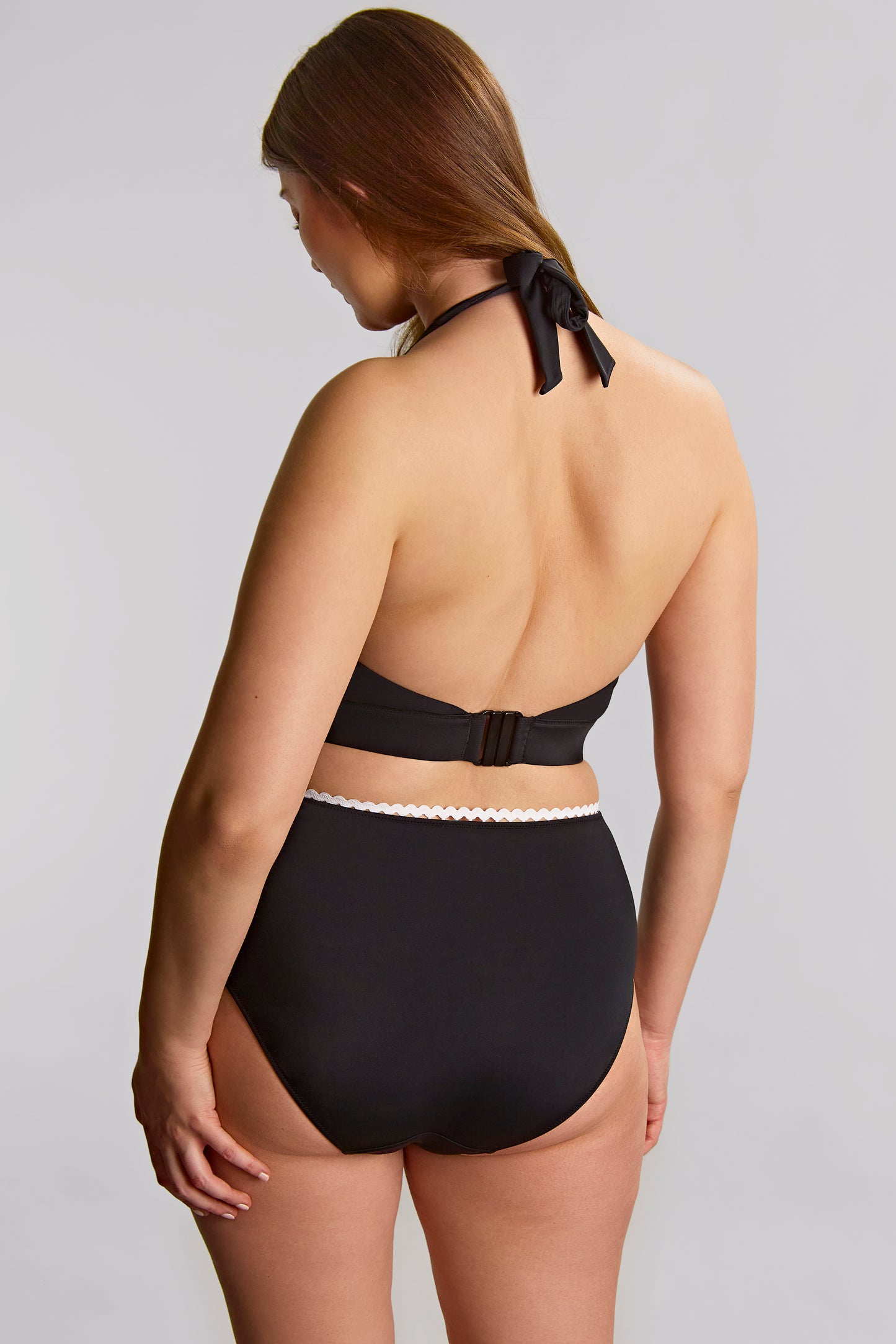 Ric Rac - Halter Bikini Top - Black