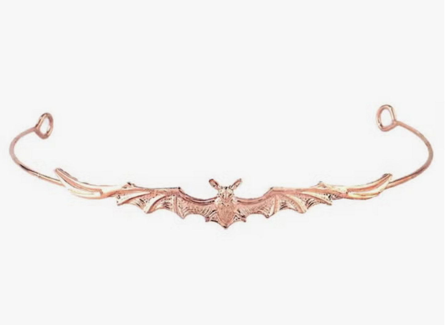 Bat Crown Crystals Tiara - Rose Gold