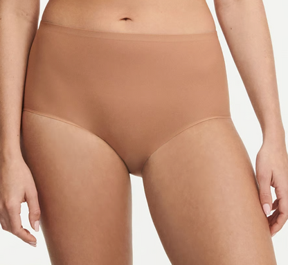 Soft Stretch High Waist Brief - Coffee Latte