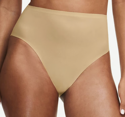 Soft Stretch High Cut Brief - Nude Sand