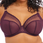 Matilda Plunge Bra - Wine Diamond