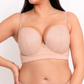 Hey Girls Super Plunge Strapless Bra - Latte Beige