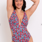 Kitsch Kate Non-Wired Floral Print One-Piece Swimsuit