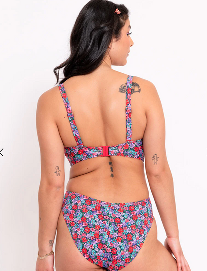 Kitsch Kate Non-Wired Floral Print One-Piece Swimsuit