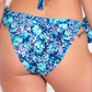 Mykonos String Bikini Brief - Blue Print