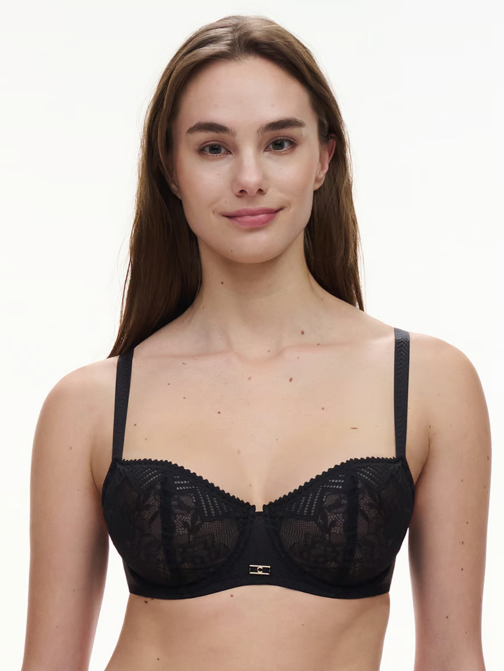 Chantelle - Graphic Allure Triangle Plunge Bra - Black – The Rack Shack