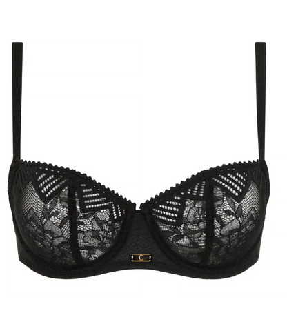 Origins Lace Unlined Demi Bra - Black