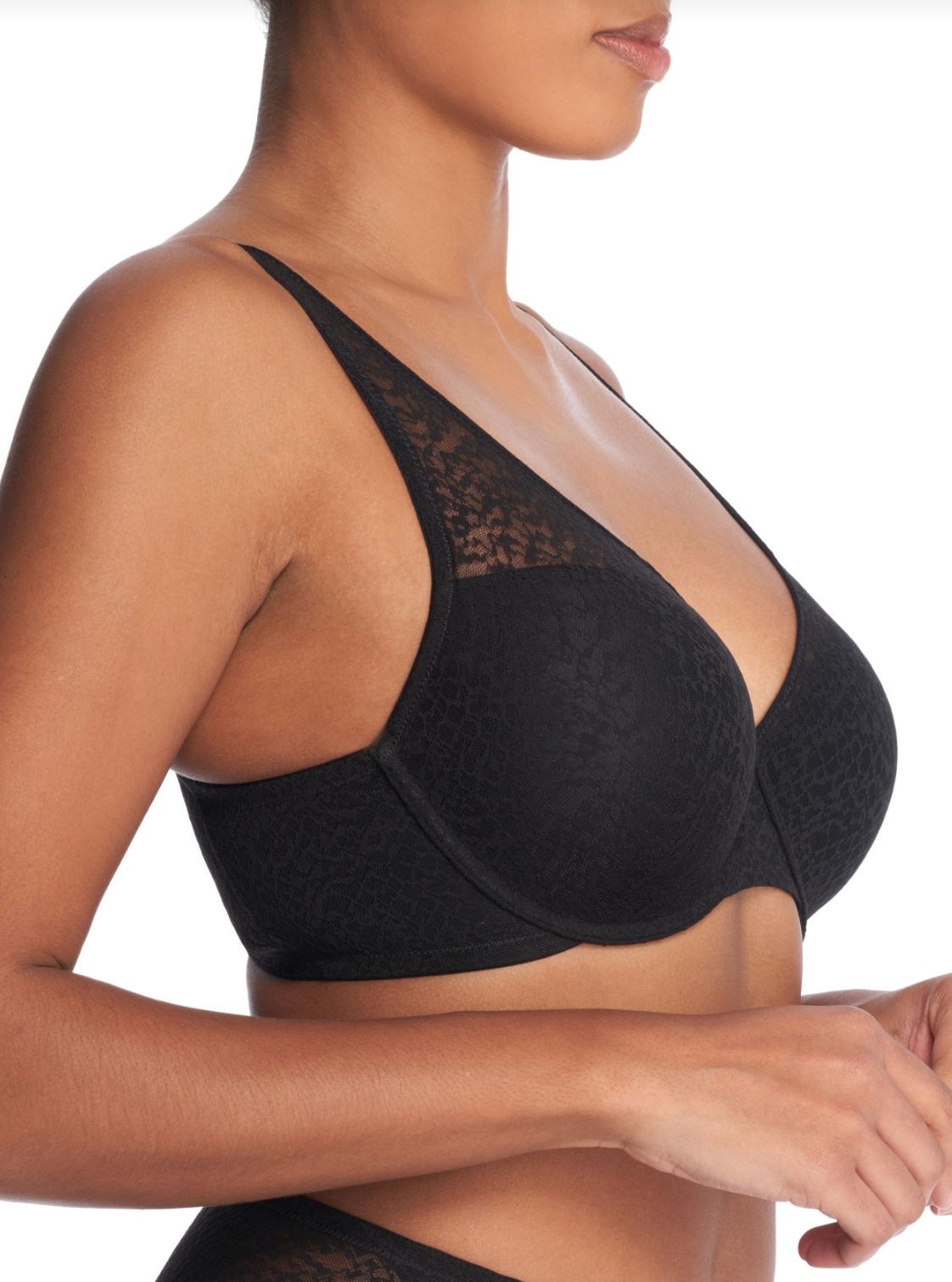 Pretty Smooth Full Fit Contour Underwire Bra - Black