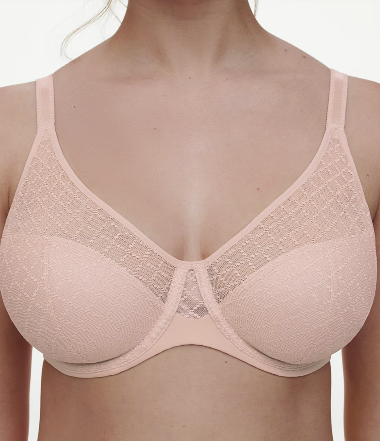 Norah Chic Unlined Underwire Bra - Nude Rose