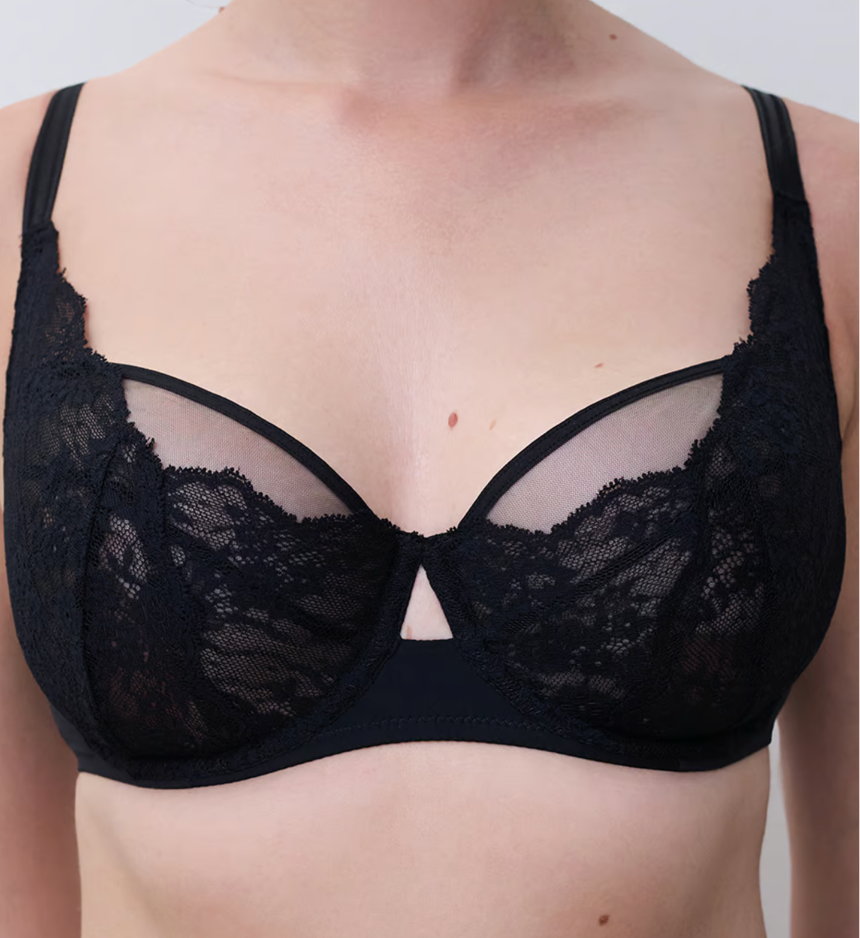 Crush Full Coverage Unlined Underwire Bra - Black