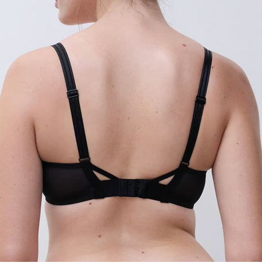 Crush Full Coverage Unlined Underwire Bra - Black