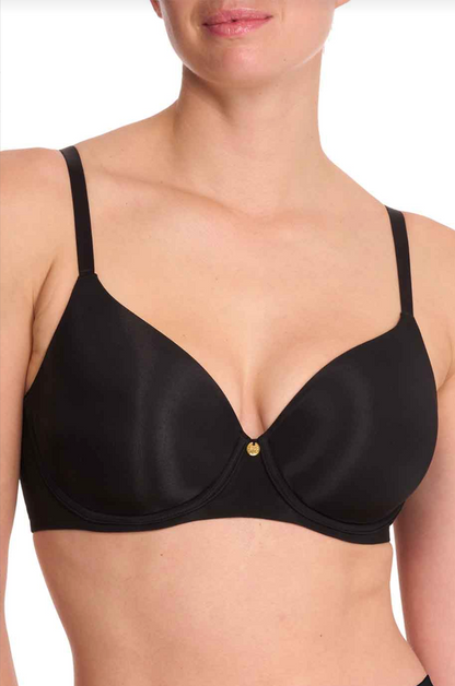 Cloud Comfort Back Smoothing T-Shirt Bra - Black