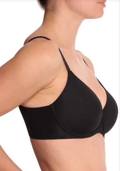 Cloud Comfort Back Smoothing T-Shirt Bra - Black