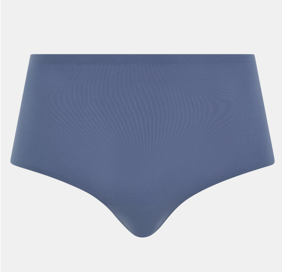 Soft Stretch High Waist Brief - Storm Blue (XS - XL)