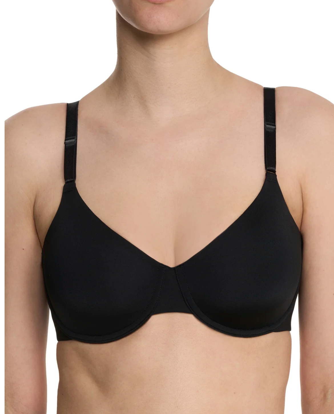 Liquid Smooth Shape Unlined Underwire Bra - Black