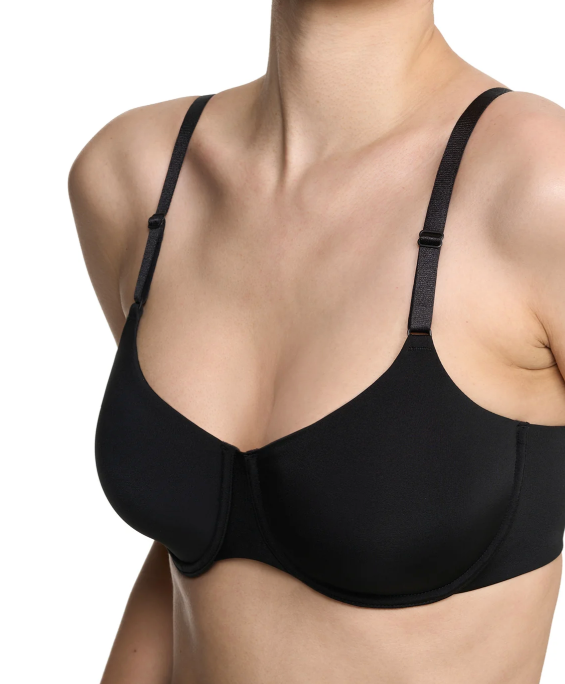 Liquid Smooth Shape Unlined Underwire Bra - Black