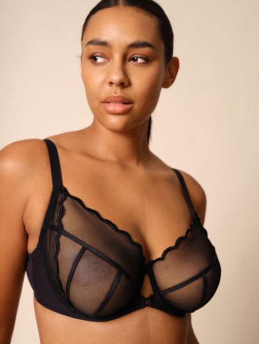 Obsession Non Padded Full Cup Bra - Black