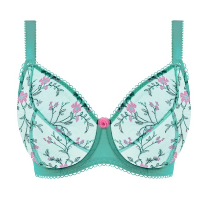 Love Crush Plunge Bra - Aqua Haze Blue/Green
