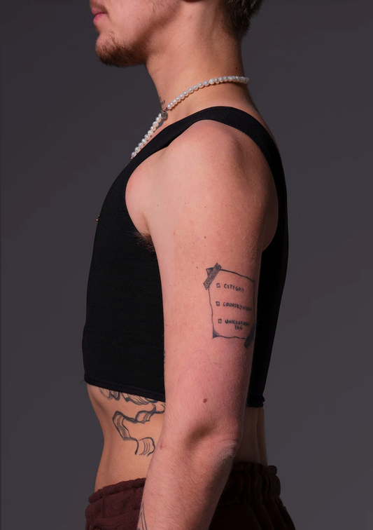 Basic Binder - Front Zip - Black