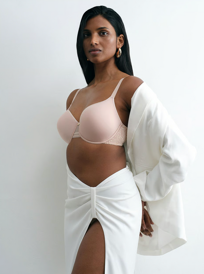 C Jolie Comfort Convertible T-Shirt Bra - Nude/Organic Rose