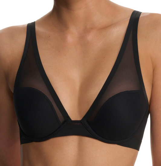 True Zen Plunge T- Shirt Bra - Black