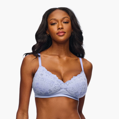Romanza Curvy Triangle Bralette - Ombretto Purple