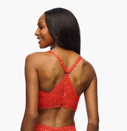 Basilica Curvy Bralette - Fiamma Burnt Orange