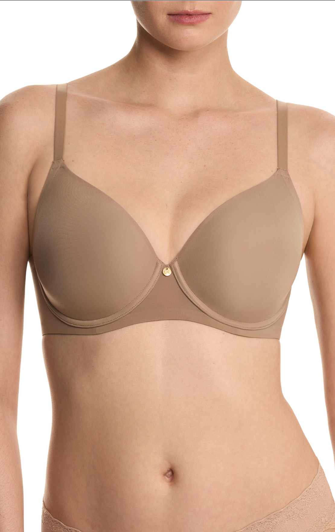 Cloud Comfort Back Smoothing T-Shirt Bra - Dune
