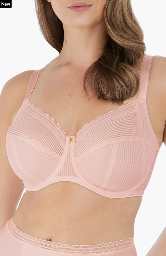 Fusion Unlined Support Bra  - Rose