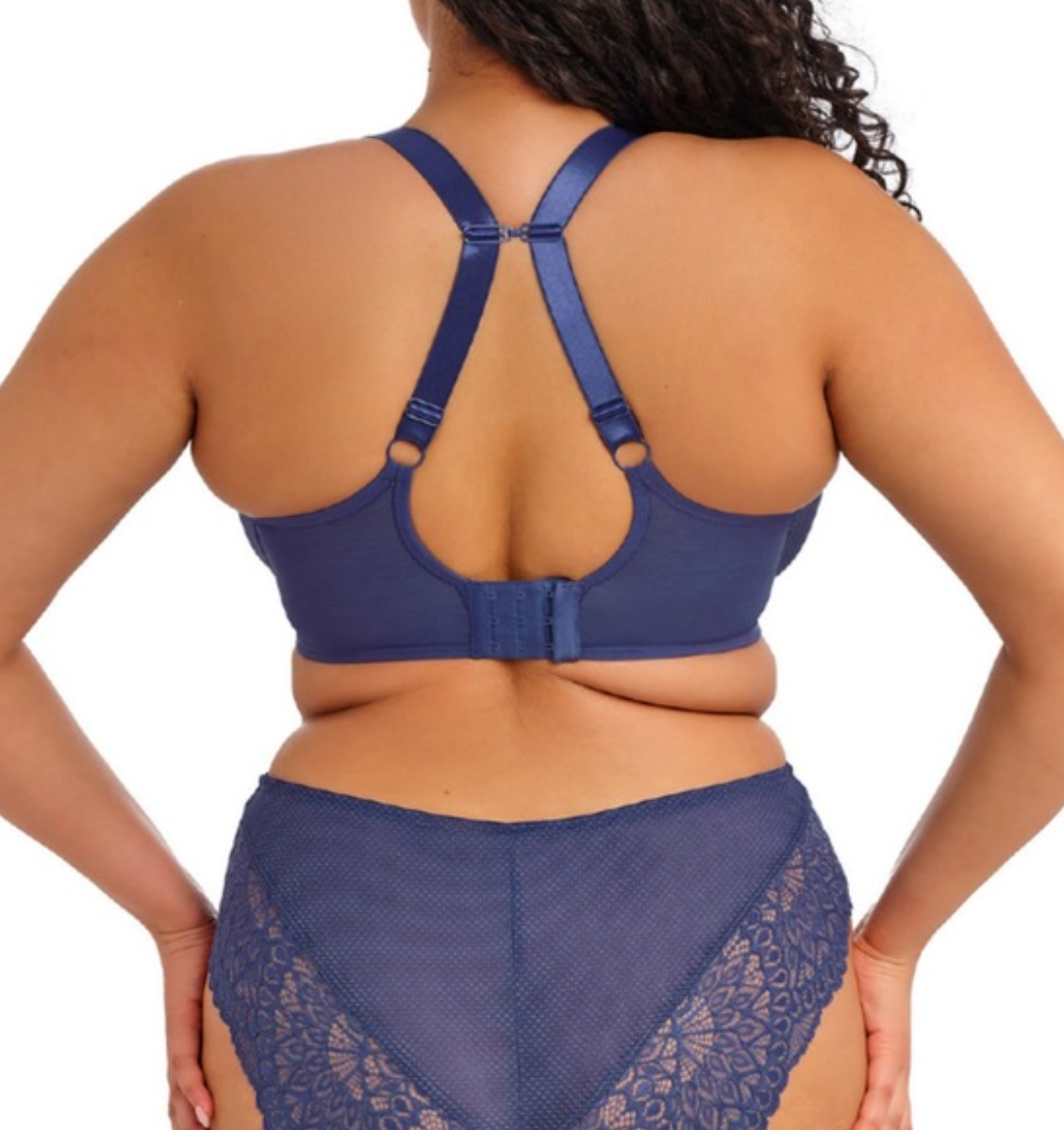 Tiernie Stretch Plunge Bra - Denim Blue