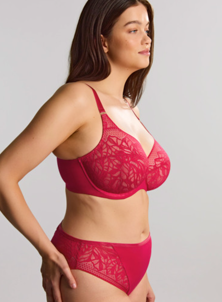 Sophia Full Cup Bra - Raspberry