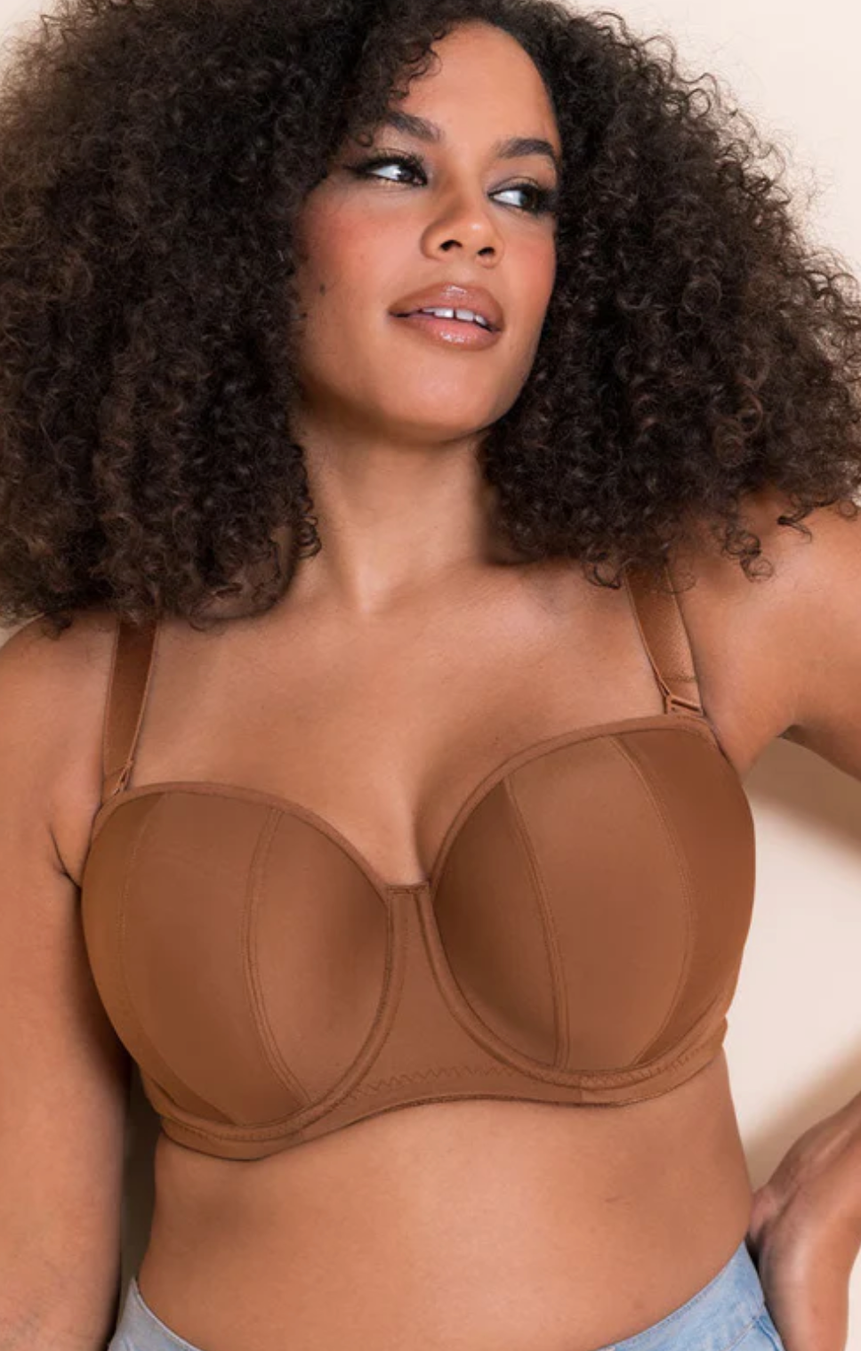 Luxe Strapless - Caramel