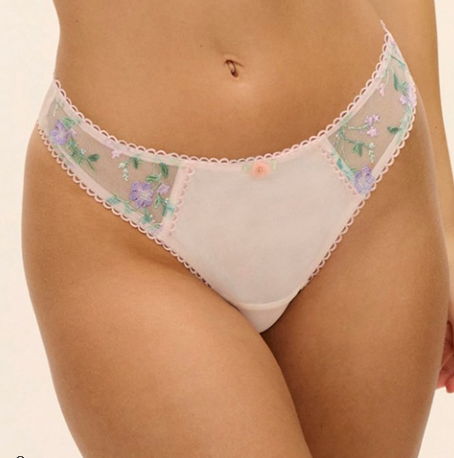 Love Crush Thong - White Haze