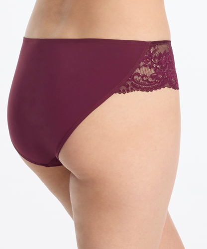 Captivate Bikini Brief - Figgy Purple / Nocturnal Blue