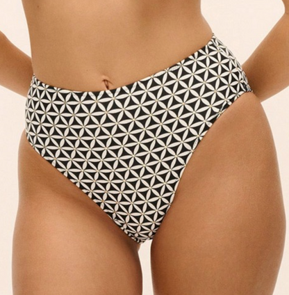 Koh Tao High Waist Bikini Brief - Black