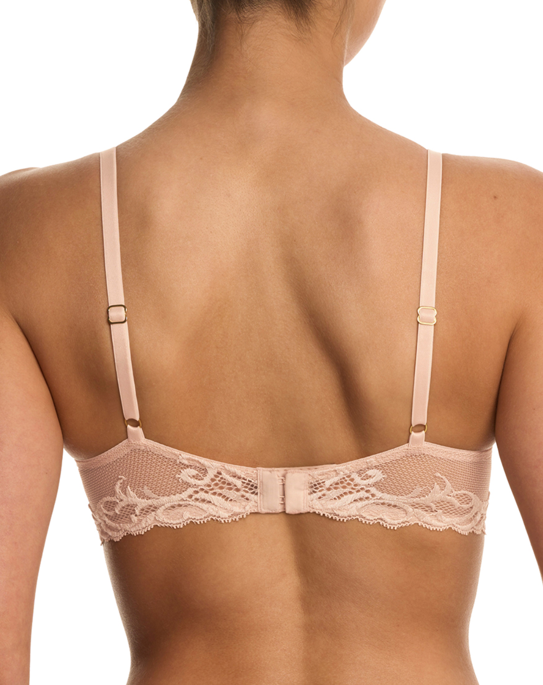 Feathers Plunge T-shirt Bra  - Cameo Rose