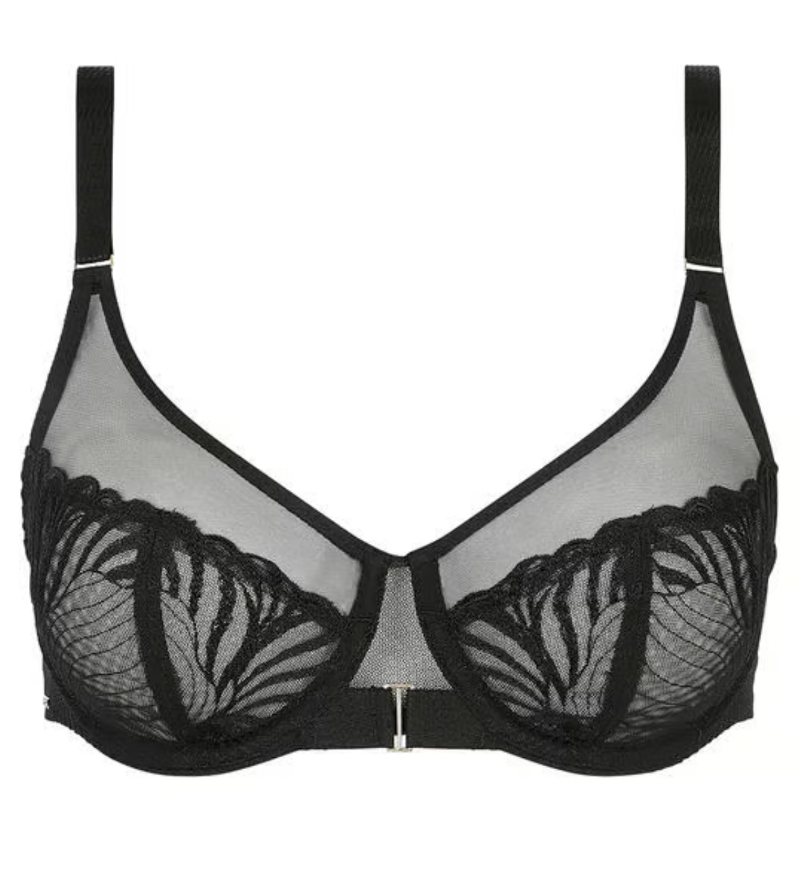 Legend Full Coverage Unlined Underwire Bra - Black