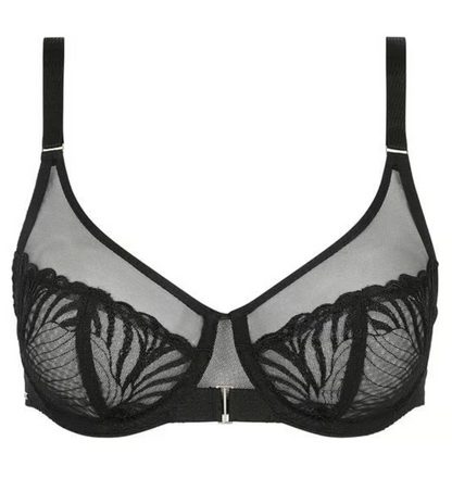 Legend Full Coverage Unlined Underwire Bra - Black