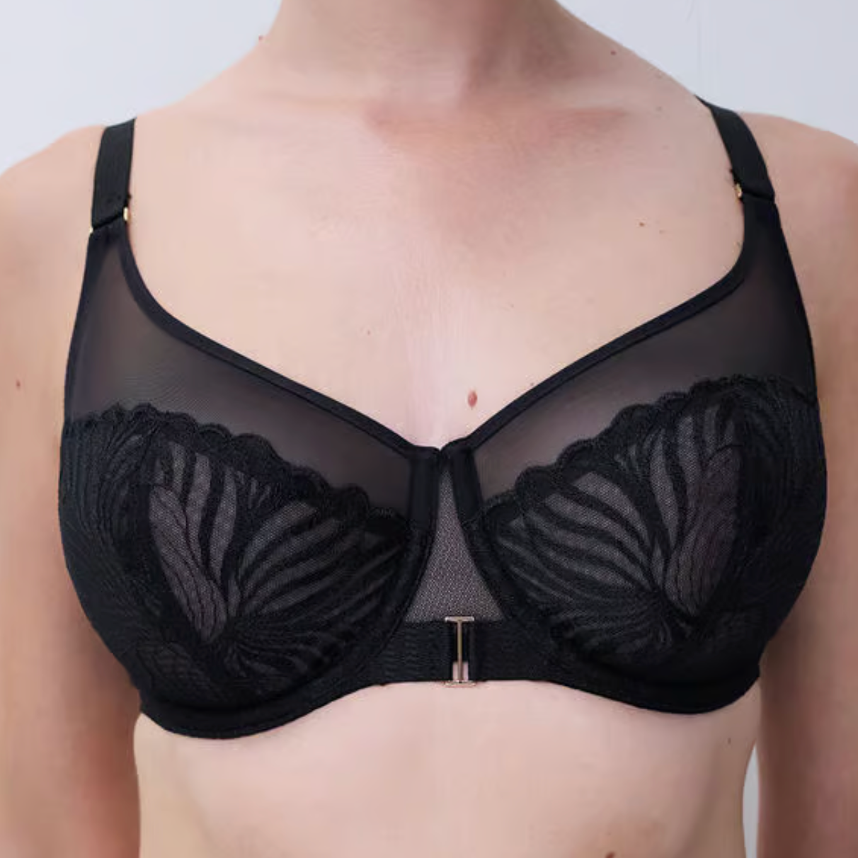 Legend Full Coverage Unlined Underwire Bra - Black