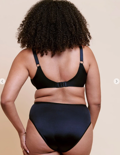 Smoothie Spacer Plunge T-shirt Bra - Black